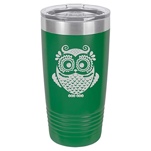 Red Double Wall Vacuum Insulated Stainless Steel Water Bottle Tumbler Travel Mug Owl Vintage 32 oz Red Double Wall Vacuum Insulated Stainless Steel Water Bottle Tumbler Travel Mug Owl Vintage 32 oz